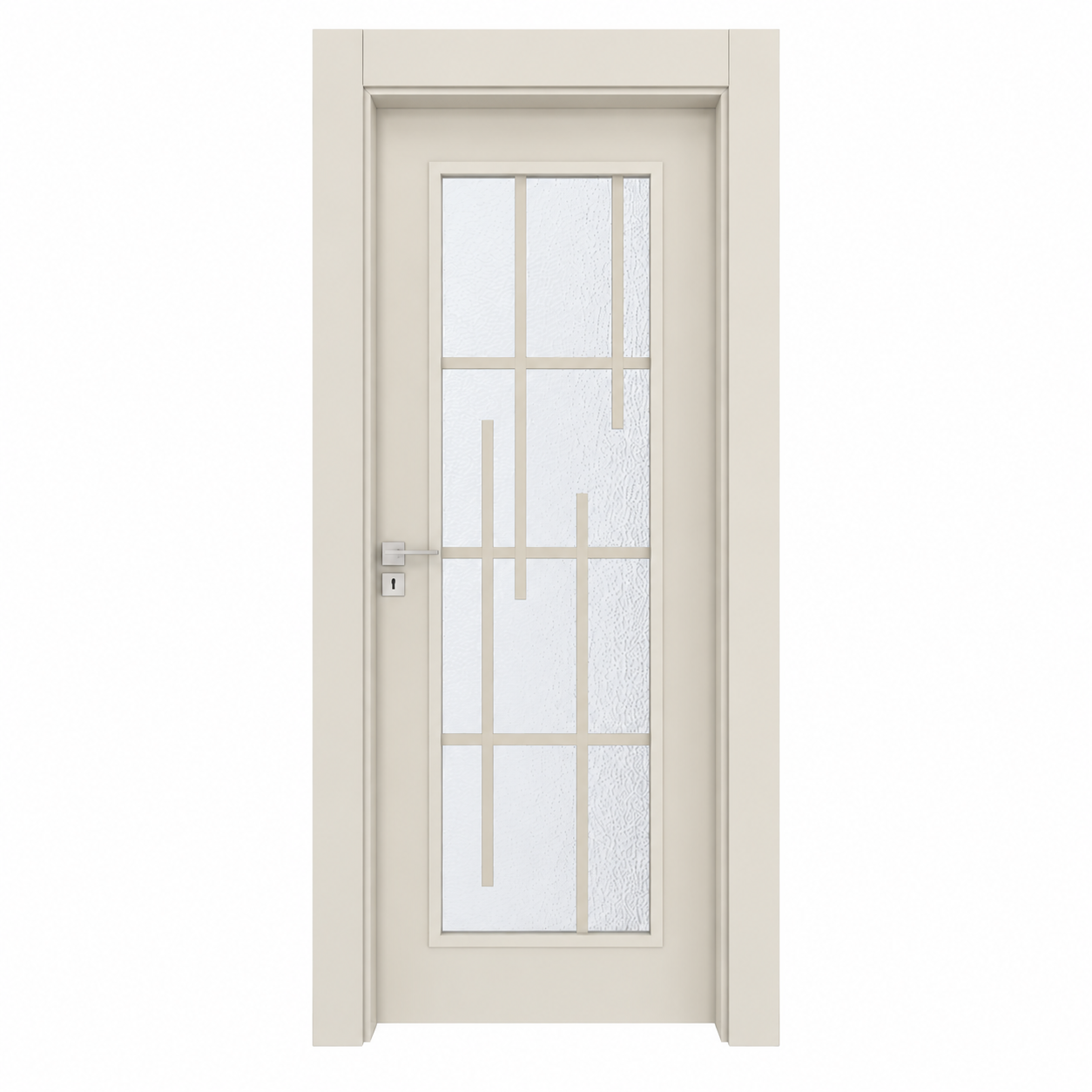 BY-5014V Porte intérieure Laqué Vitrée